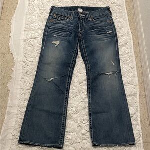 True Religion Dark Blue Bootcut Jeans